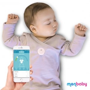 Монитор дыхания Monbaby Smart Button White
