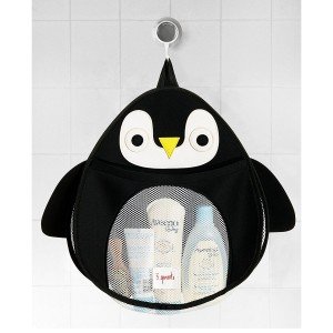 Органайзер для ванной 3 Sprouts Чёрный пингвин